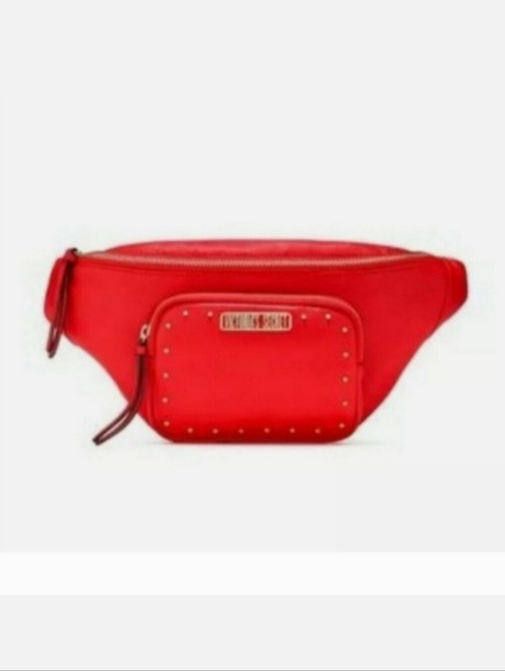 Victoria's Secret Bum Bag Studded Hip Fannie Pack Crossbody Purse Red NWT $45